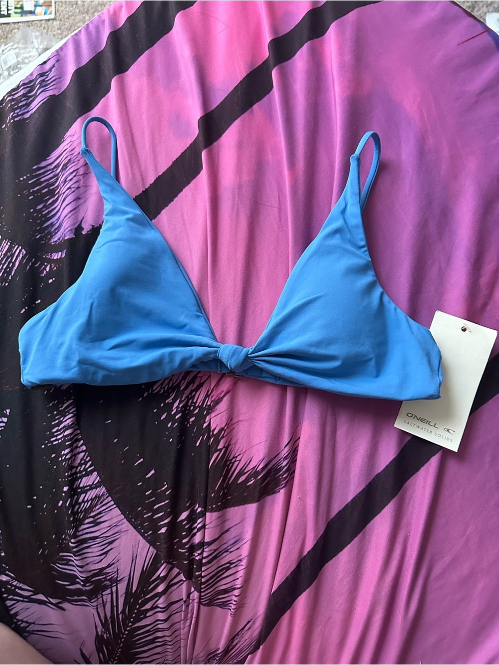 O'Neill Saltwater Pismo Bralette Bikini Top Regatta Blue Small - Picture 3 of 5